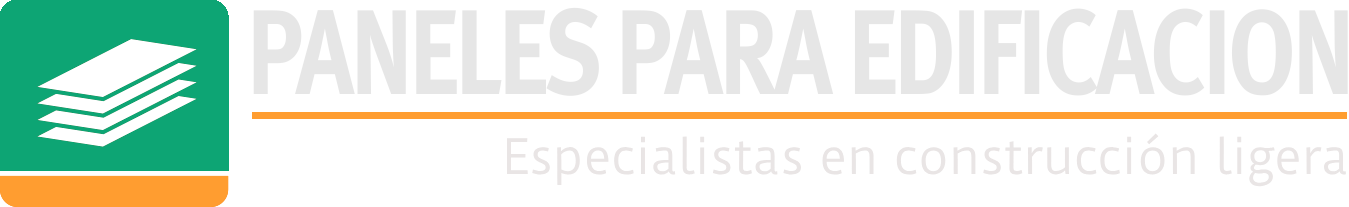 logotipo de paneles para edificación materiales ligeros de construcción